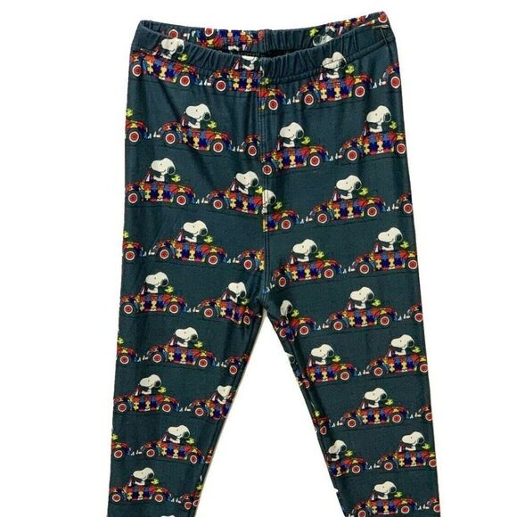 Snoopy Autism Peanuts Adult Leggings… - Picture 1 of 2